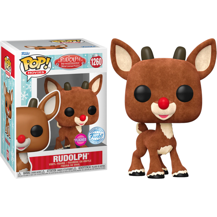 Funko Pop! Rudolph the Red-Nosed Reindeer - Rudolph Flocked #1360