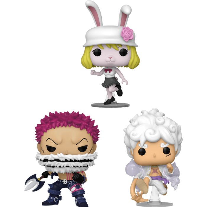 Funko Pop! One Piece - Whole Cake Island with Gear 5 - Bundle (Set of 3)