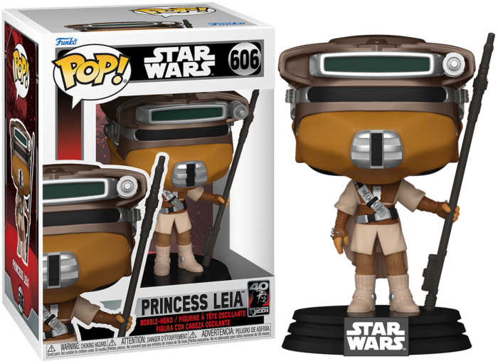 Funko Pop! Star Wars Episode VI: Return of the Jedi - Princess Leia (Boushh) 40th Anniversary #606