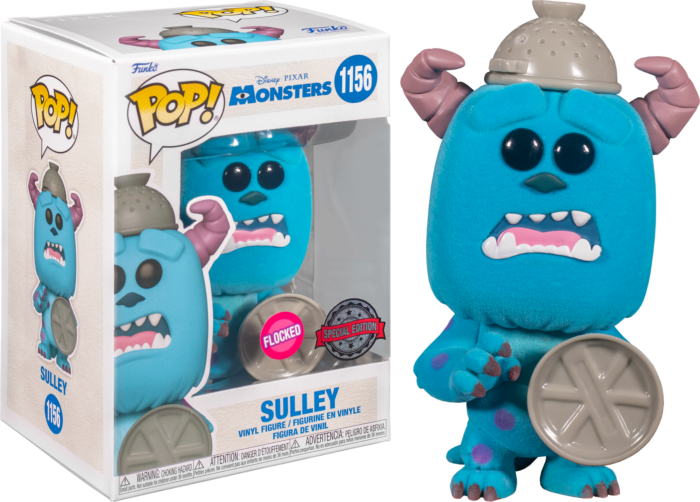 Bangladesh Skoleuddannelse by Funko Pop! Monsters, Inc. - Sulley with Lid Flocked 20th Anniversary #