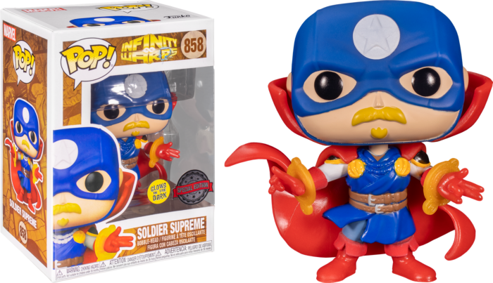 Funko Pop! Infinity Warps - Soldier Supreme with No Shield Glow in the Dark #858