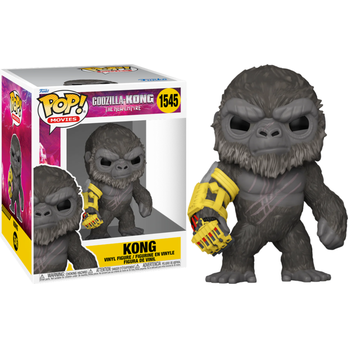 Funko Pop! Godzilla vs. Kong 2: The New Empire - Kong with Mechanical Arm Super Sized 6" #1545