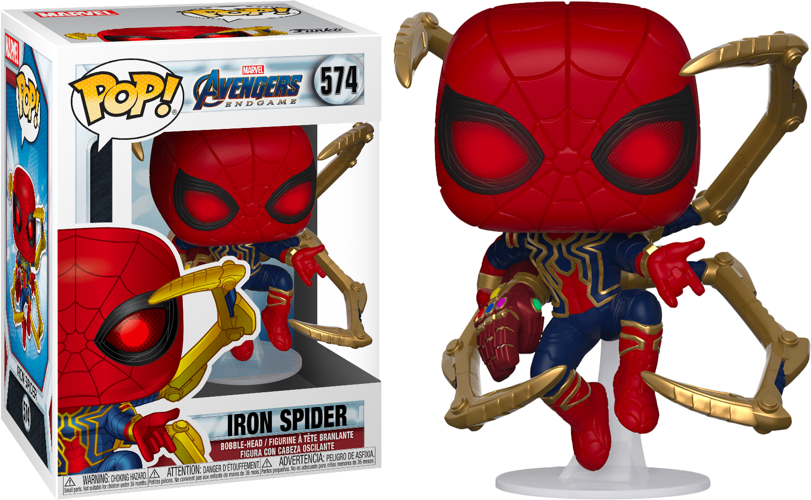 Funko Pop! Avengers 4: Endgame - Iron Spider with Nano Gauntlet #574