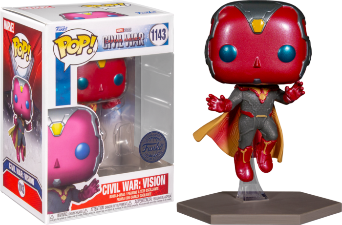 Funko Pop Captain America Civil War Vision Build A Scene 1143