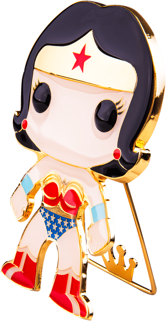 Funko Pop! Wonder Woman - Wonder Woman 4” Enamel Pin - The Amazing Collectables