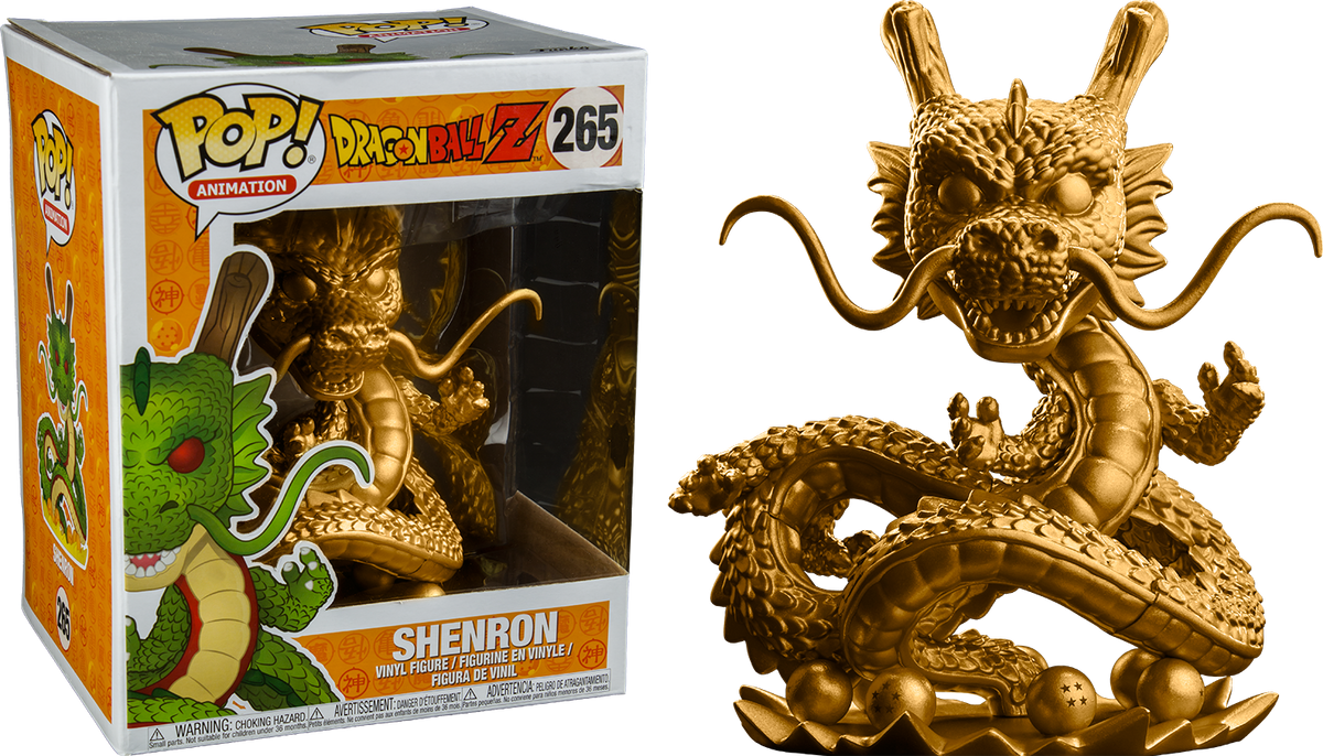 Funko Pop! Dragon Ball Z - Shenron Gold 6" Super Sized #265 - The Amazing Collectables
