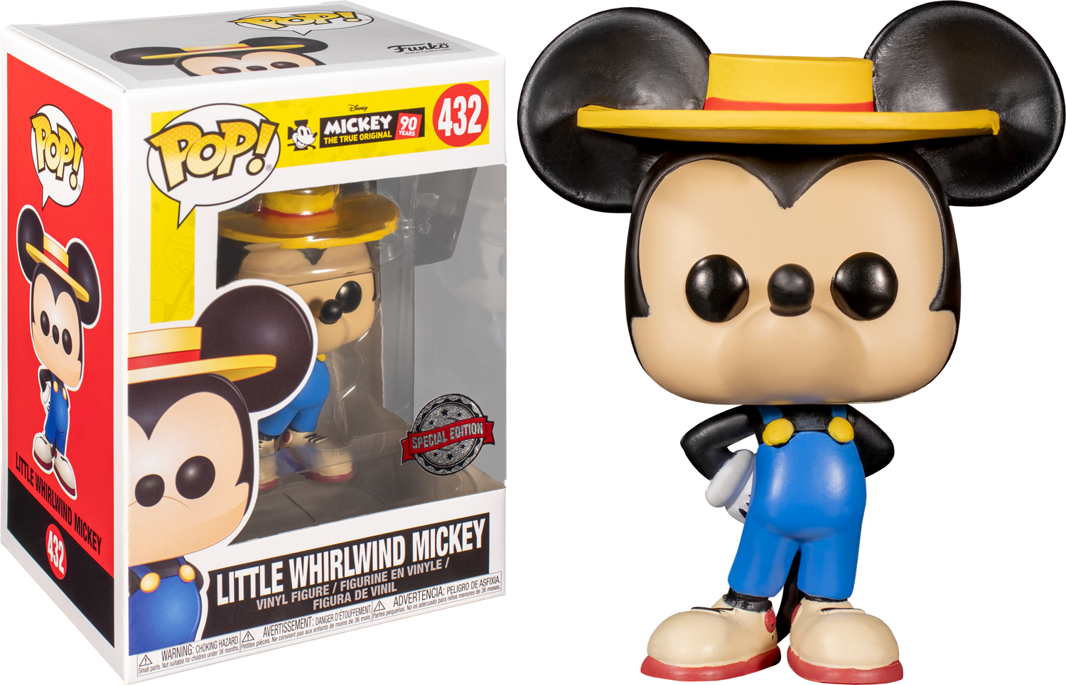Funko Pop! Disney - Little Whirlwind Mickey Mouse 90th Anniversary #432