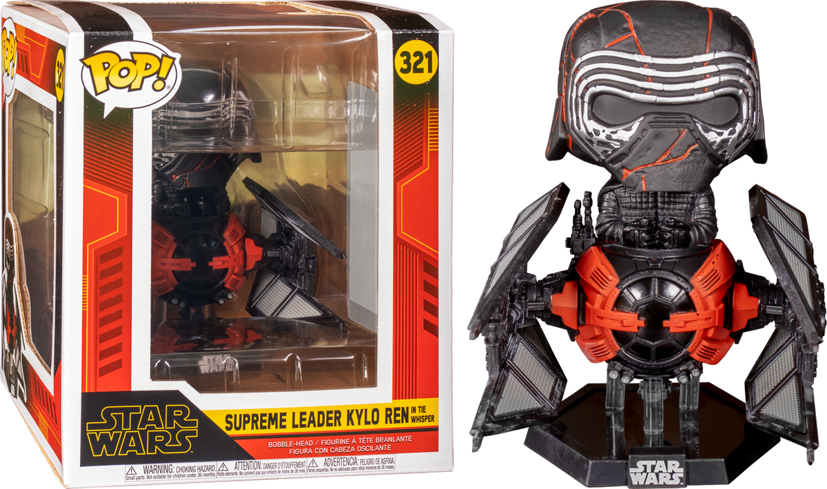 Funko Pop! Star Wars Episode IX: The Rise Of Skywalker - Kylo Ren with Tie Whisper Deluxe #321 - The Amazing Collectables