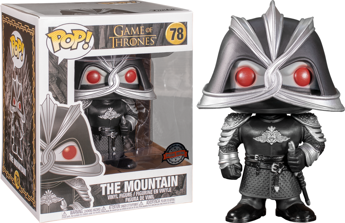 Funko Pop! Game of Thrones - The Mountain Masked 6" Super-Sized #78 - The Amazing Collectables