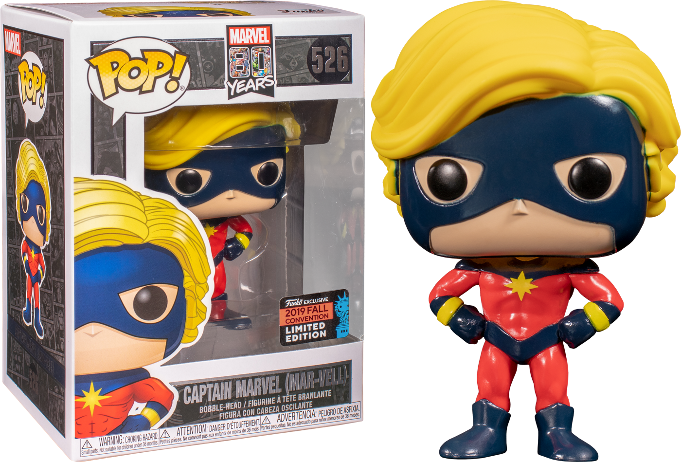 Funko Pop! Captain Marvel - Mar-Vell First Appearance #526 (2019 NYCC Exclusive)