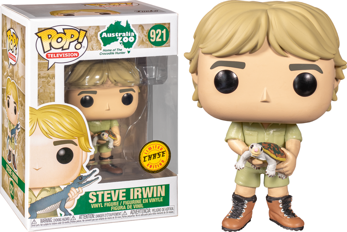 Funko Pop! The Crocodile Hunter - Steve Irwin #921 - Chase Chance - The Amazing Collectables