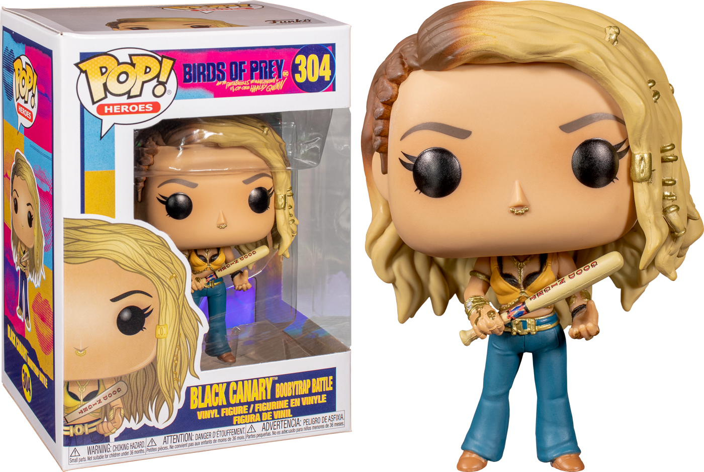 Funko Pop! Birds of Prey (2020) - Black Canary Boobytrap Battle #304