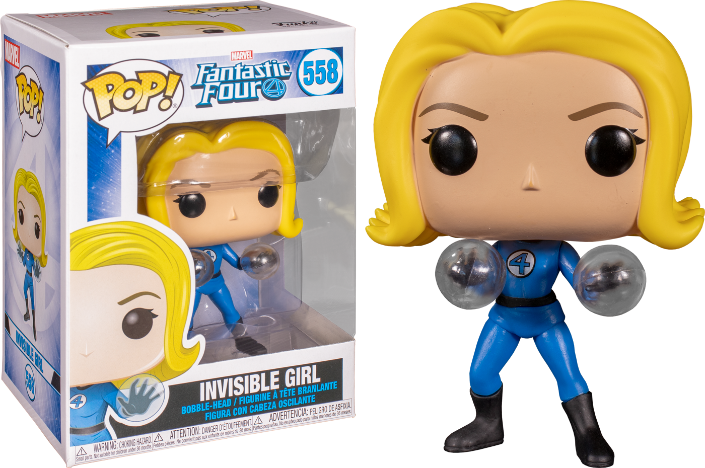 Funko pop ファンタスティック4 インビシブルウーマン　フランクリン Pop! & Buddy Invisible Woman & Franklin (Fantastic Four