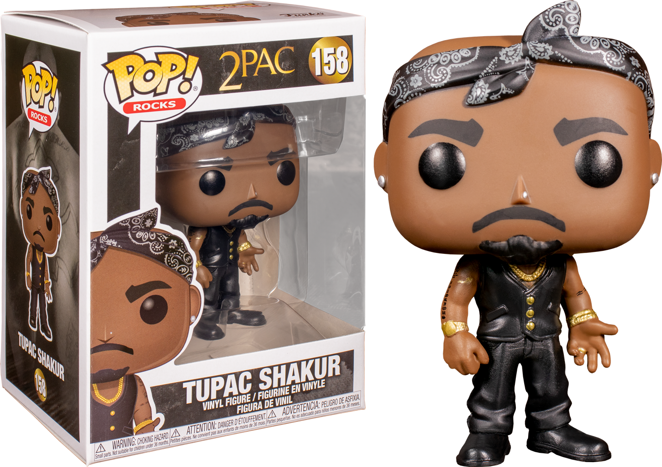 Funko Pop! 2Pac - Tupac Shakur #158 Funko Pop! 2Pac - Tupac Shakur #158