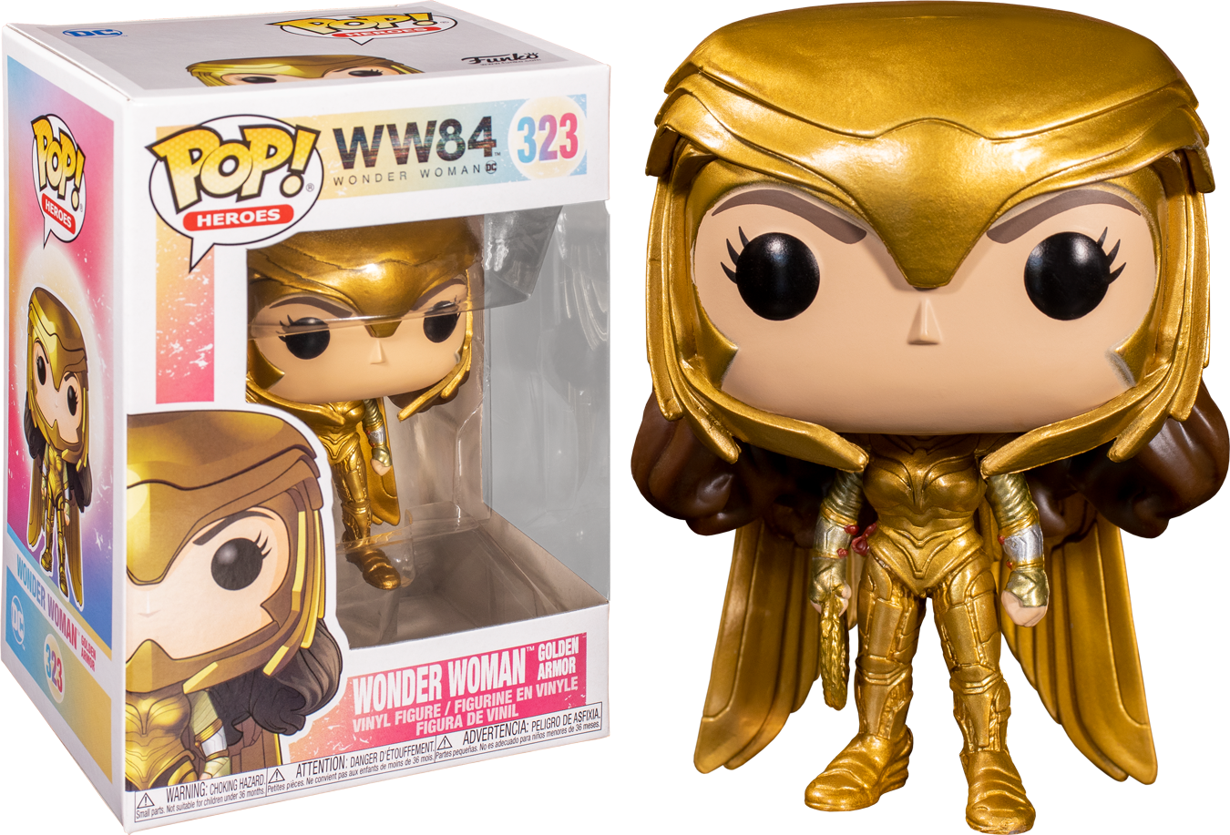 Funko Pop! Wonder Woman 1984 - Wonder Woman Gold Armour Power Pose #32