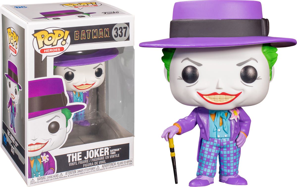 Funko Pop! Batman (1989) - The Joker #337 - Chase Chance - The Amazing Collectables