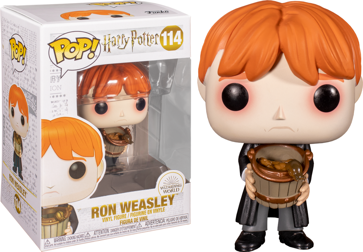 Funko Pop! Harry Potter - Ron Weasley with Slugs #114 - The Amazing Collectables