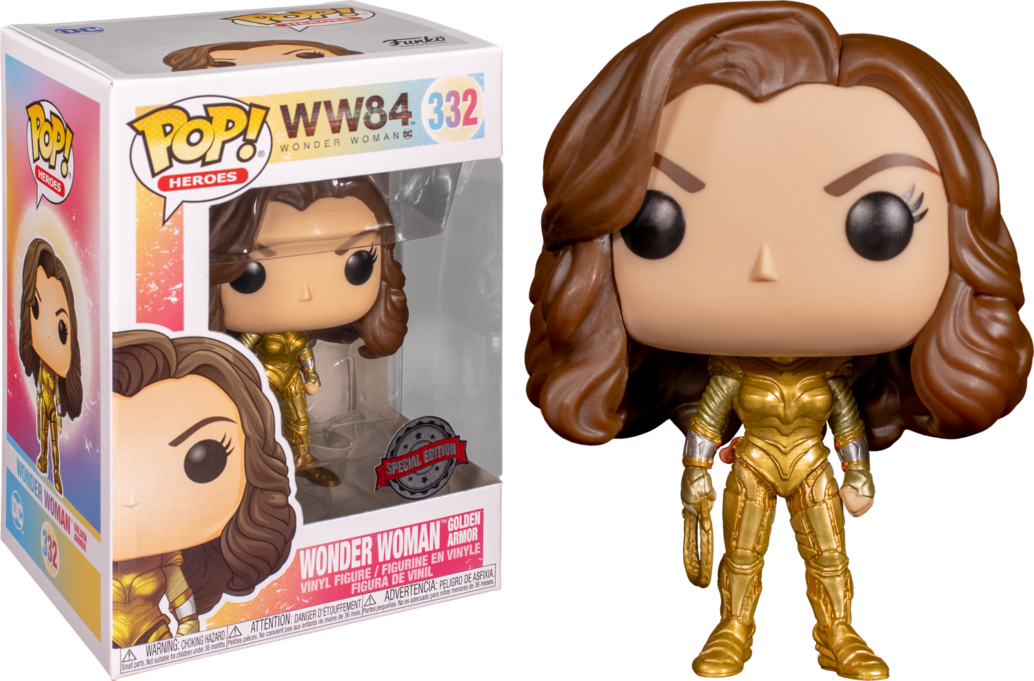 Funko Pop! Wonder Woman 1984 - Wonder Woman Gold Armour with No Wings #332