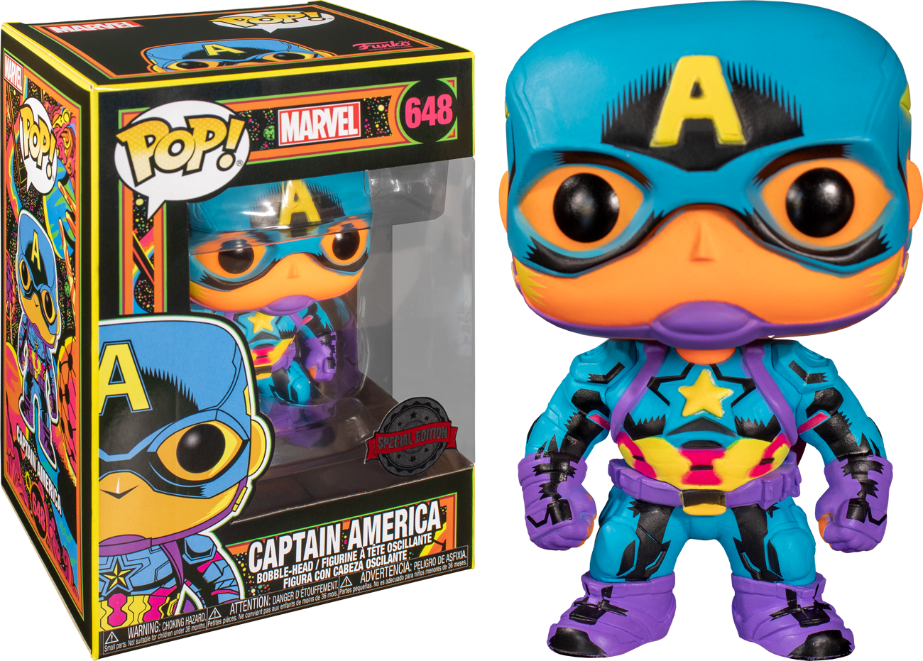 Funko Pop! Marvel: Blacklight - Guardians of the Neon - Bundle (Set of 4) - The Amazing Collectables