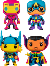 Funko Pop! Marvel: Blacklight - Guardians of the Neon - Bundle (Set of 4) - The Amazing Collectables