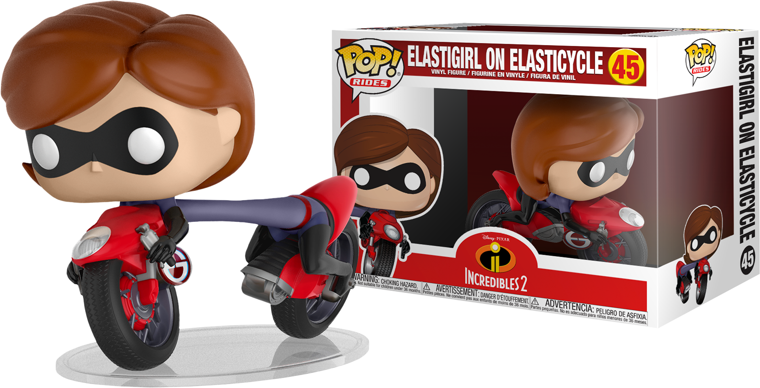 Funko Pop! Rides - Incredibles 2 - Elastigirl with Elasticycle #45
