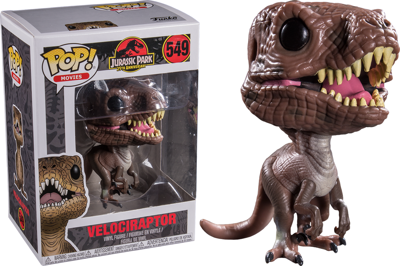 Funko Pop! Jurassic Park - Velociraptor #549