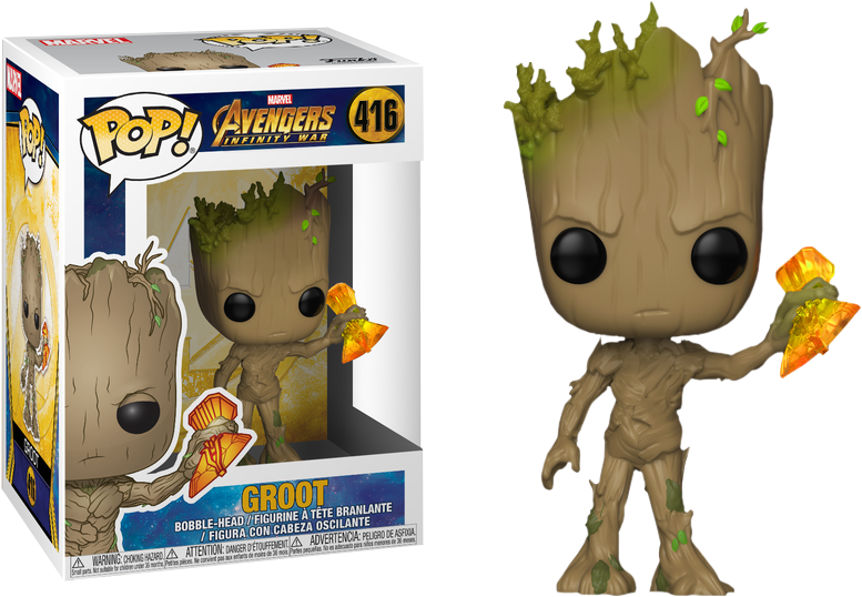 Funko Pop! Avengers 3: Infinity War - Groot with Stormbreaker #416