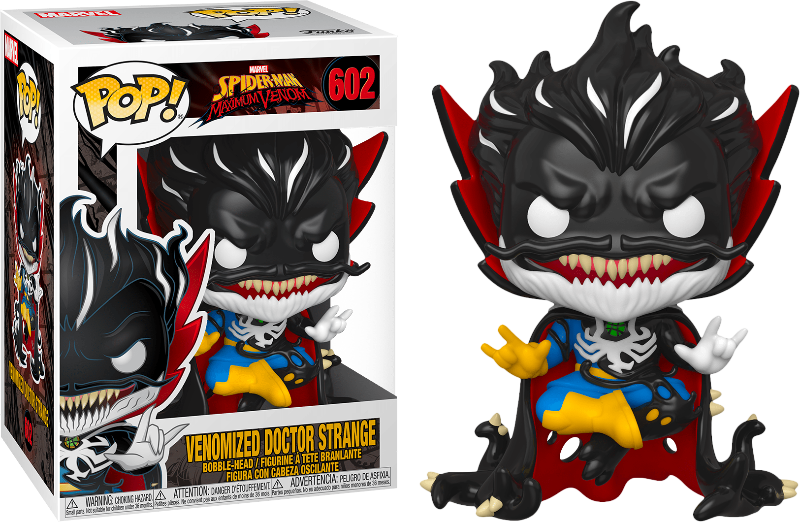 Funko Pop Spider Man Maximum Venom Venomized Doctor Strange 602