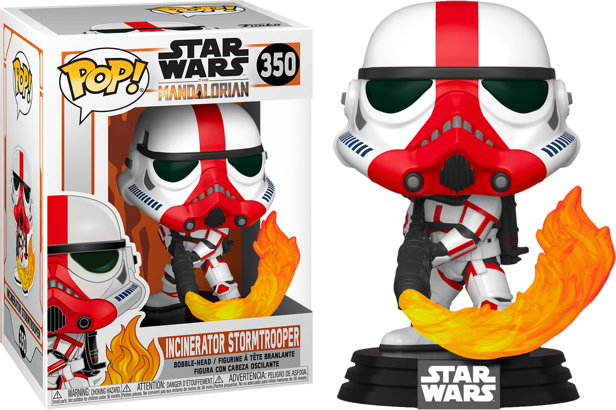 Funko Pop! Star Wars: The Mandalorian - Incinerator Stormtrooper #350 - The Amazing Collectables