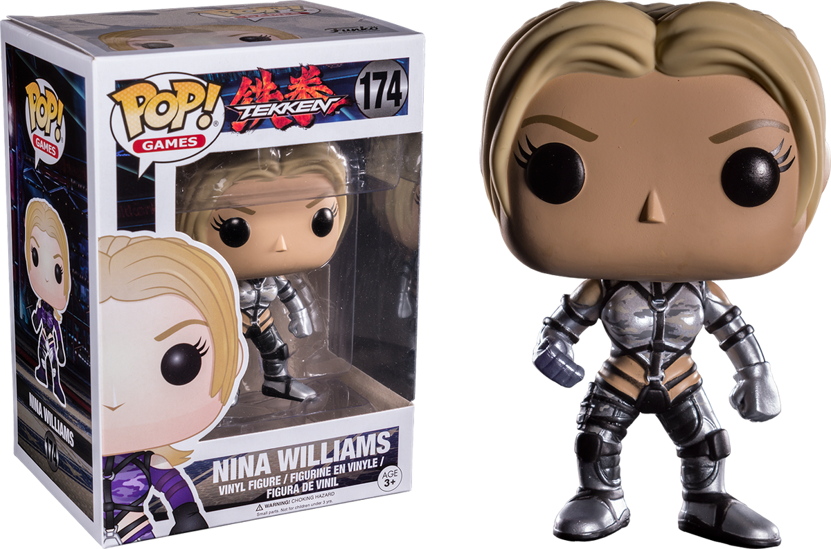 Funko Pop! Tekken - Nina Williams (Silver Suit) #174 - The Amazing Collectables