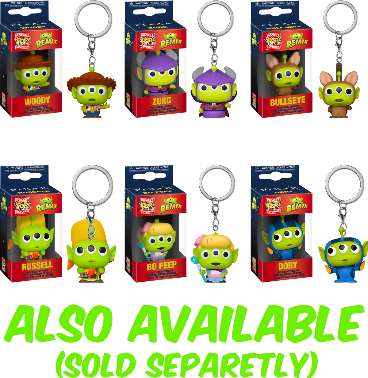 Funko Pocket Pop! Keychain - Pixar - Alien Remix Dory - The Amazing Collectables