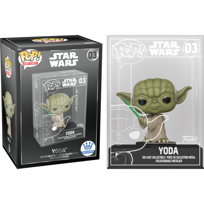 Funko Pop! Star Wars - Yoda with Lightsaber Diecast Metal #03 (Exclusive) - Chase Chance