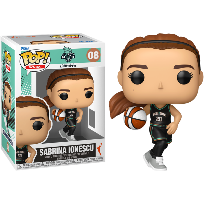 Funko Pop! WNBA Basketball - Jewell Loyd, Sabrina Ionescu, Kelsey Plum, Paige Bueckers & Napheesa Collier - Bundle (Set of 5)