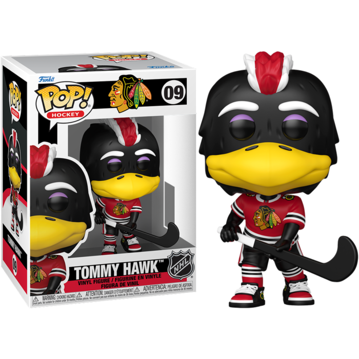 Funko Pop! NHL Hockey: Mascots - Tommy Hawk Chicago Blackhawks #09