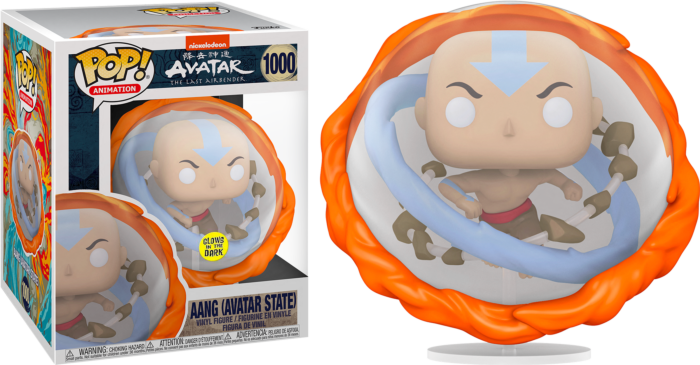 Funko Pop! Avatar: The Last Airbender - Aang in Avatar State Glow in the Dark 6” Super Sized #1000