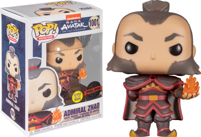 Funko Pop! Avatar: The Last Airbender - Admiral Zhao with Fireball Glow in the Dark #1001