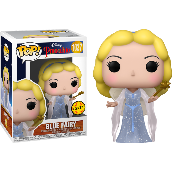 Funko Pop! Pinocchio - Blue Fairy 80th Anniversary in Acrylic with Pop! Protector #1027 (Chase Variant)