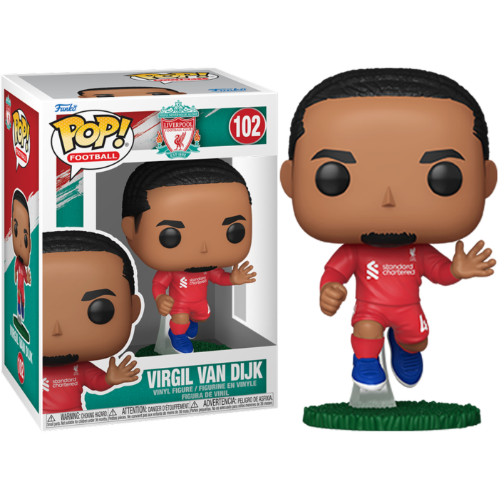 Funko Pop! Football (Soccer): Liverpool - Virgil Van Dijk #102