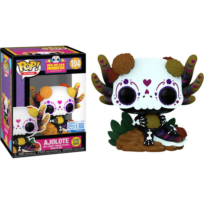 Funko Pop! Dia de Los Muertos - Ajolote Glow in the Dark #104