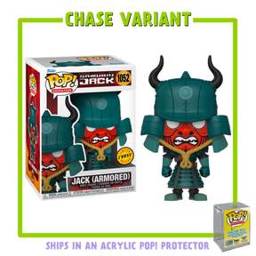 Funko Pop! Samurai Jack - Jack Armoured in Acrylic with Pop! Protector #1052 (Chase Variant)