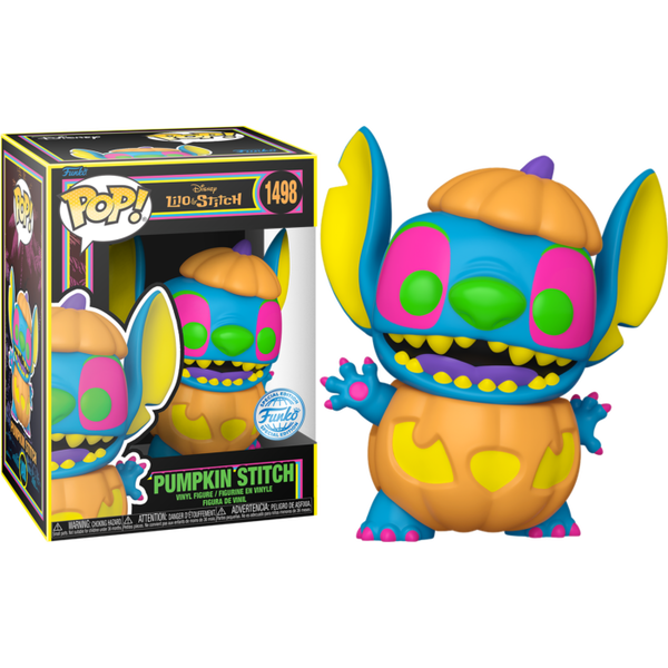 Funko Pop! Lilo & Stitch - Pumpkin Stitch Blacklight #1498