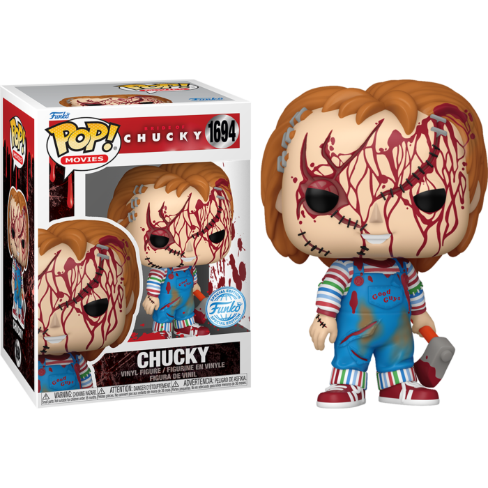 Funko Pop! Bride of Chucky - Chucky (Battle Damaged) #1694