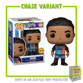 Funko Pop! Space Jam 2: A New Legacy - Dom with Acrylic Pop! Protector #1086 (Chase Variant)