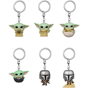 Funko Pocket Pop! Keychain - Star Wars: The Mandalorian - Mystery (Display of 12)