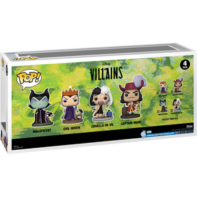 Funko Pop! Disney - Villains Glow in the Dark Pop! Vinyl Figure - 4-Pack