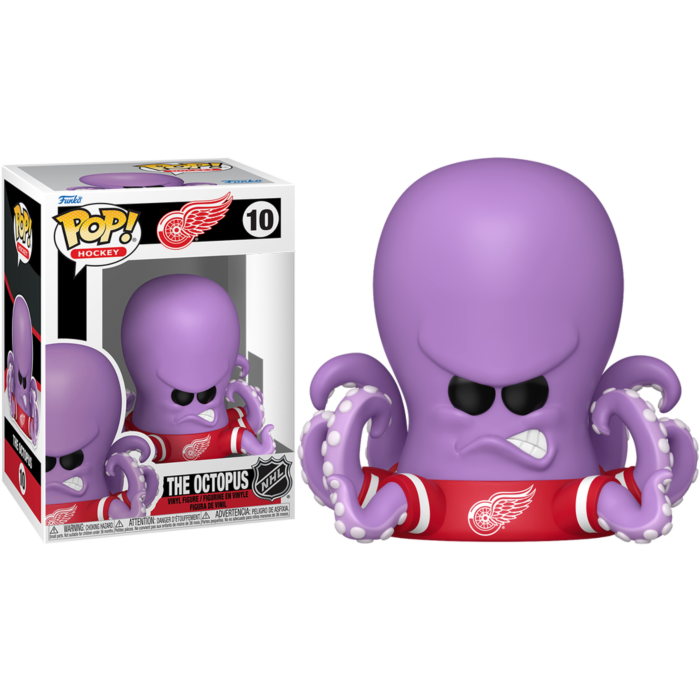 Funko Pop! NHL Hockey: Mascots - The Octopus Detroit Red Wings #10