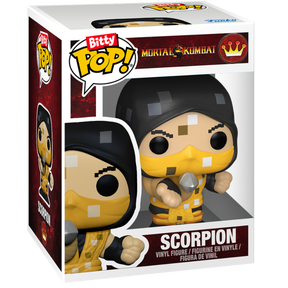 Funko Bitty Pop! Mortal Kombat - Scorpion - Arcade Display - Real Pop Mania