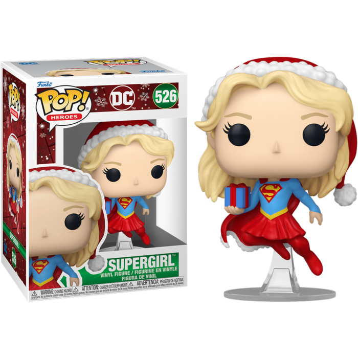 Funko Pop! DC Comics - Supergirl with Gift Holiday #526