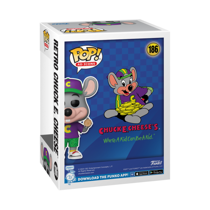 Funko Pop! Chuck E. Cheese - Retro Chuck E. Cheese #186