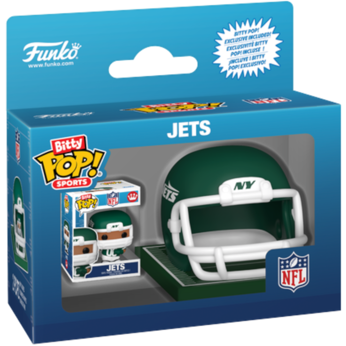 Funko Bitty Pop! NFL: Football - (Series 2) & Helmet (Display of 12)